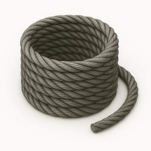 Канат тройной свивки ЛК-Р 82 мм ГОСТ 3089-80 в наличии в Луганске