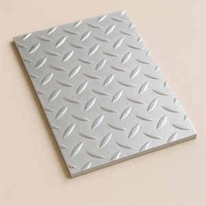 Алюминиевый рифленый лист даймонд 1,2х1200х3000 мм АМг2 в наличии в Луганске