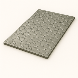 Лист стальной рифленый 10х1500х6000 мм ромб Ст3пс в наличии в Луганске