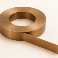 Бронзовая лента 0,1х250 мм БрБ2 ГОСТ 1789-2013 твердая