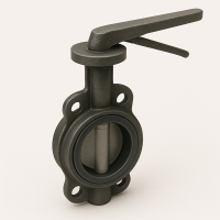 Затвор чугунный дисковый ДУ 50 РУ 10 ГОСТ 12521-89